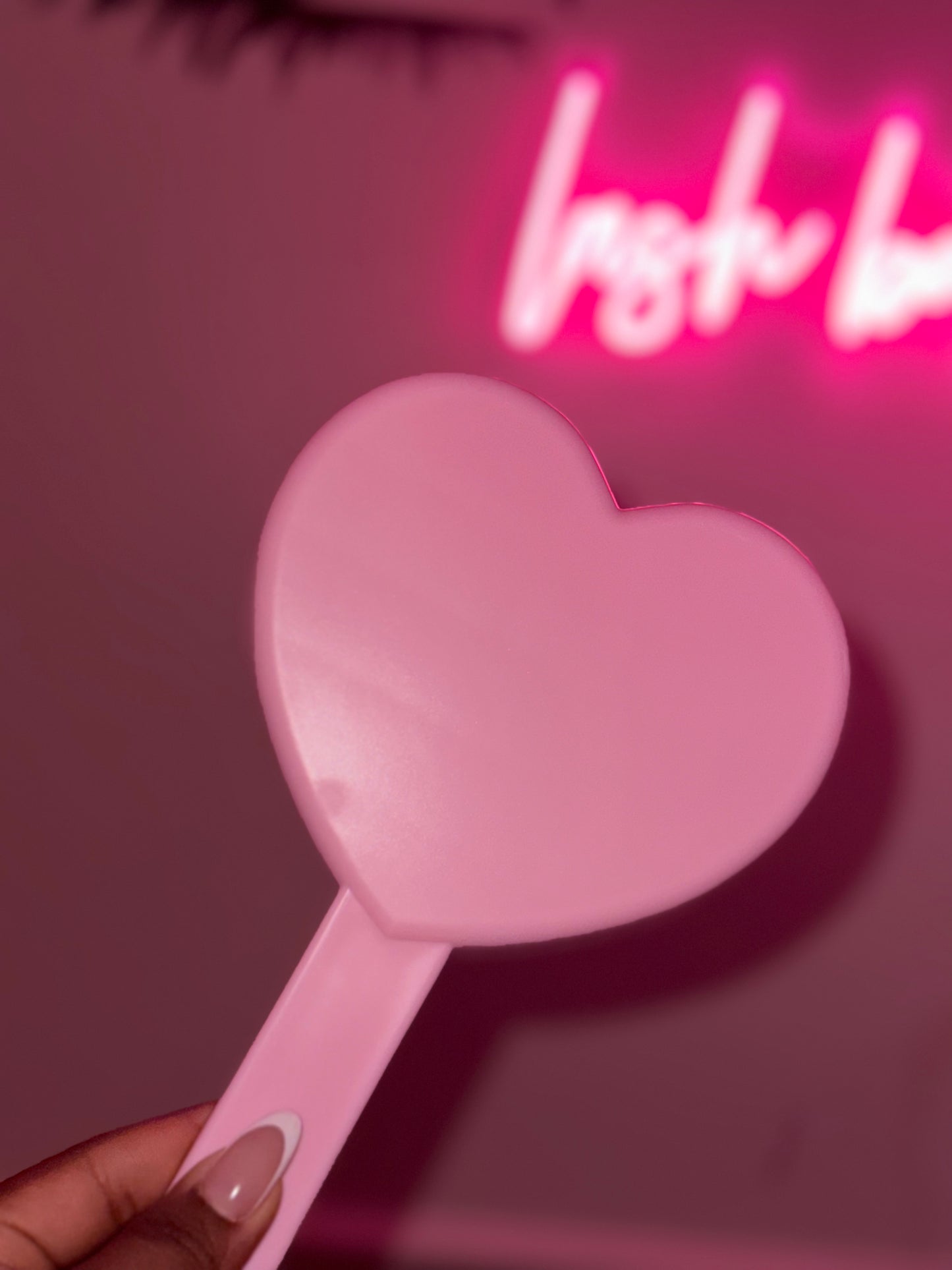 Heart Shaped Handheld Mirror