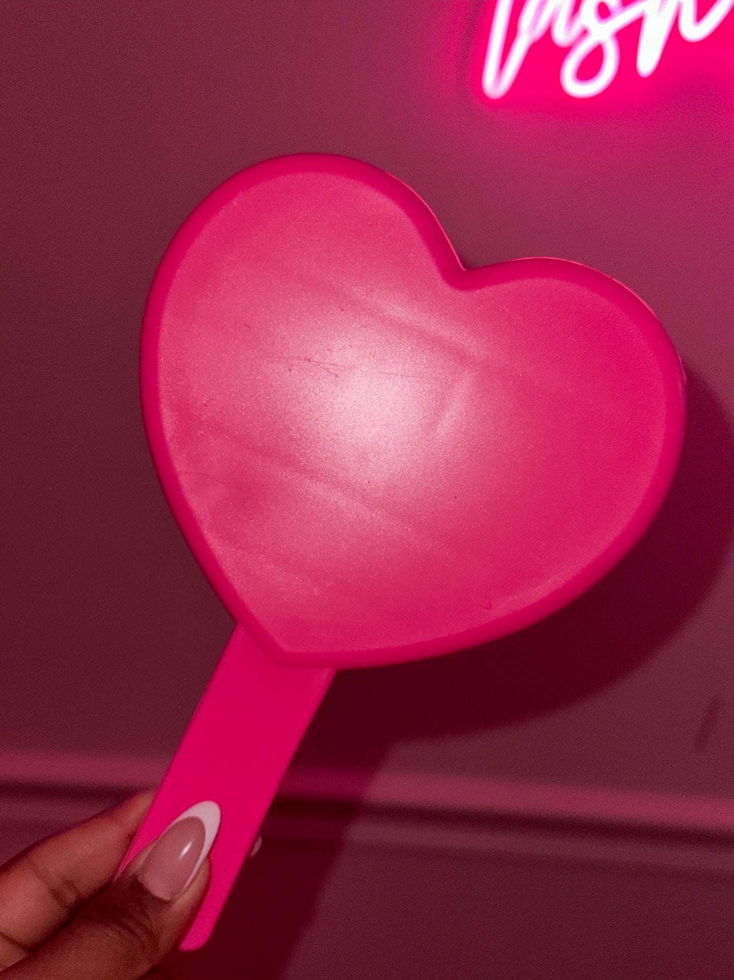 Heart Shaped Handheld Mirror