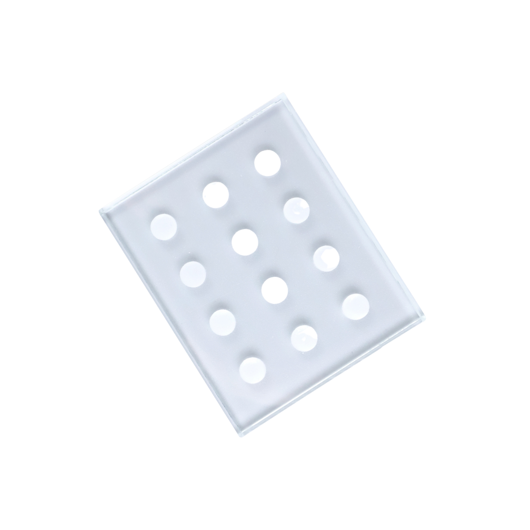 Glass Square Glue Dot Holder