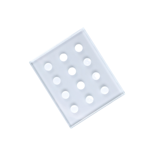 Glass Square Glue Dot Holder