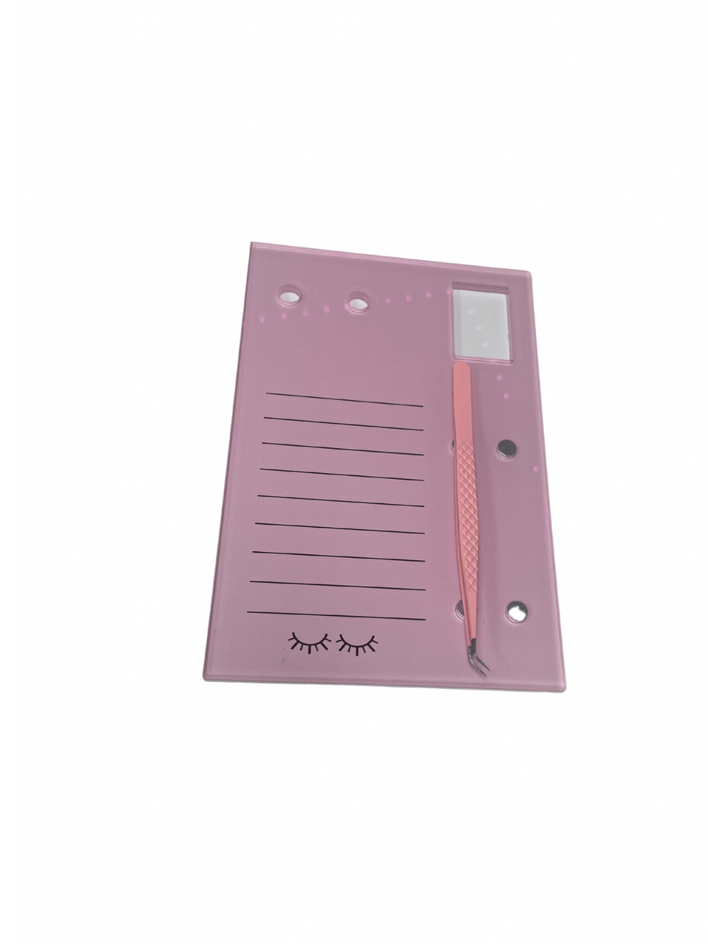 Large Pink Lash Tile